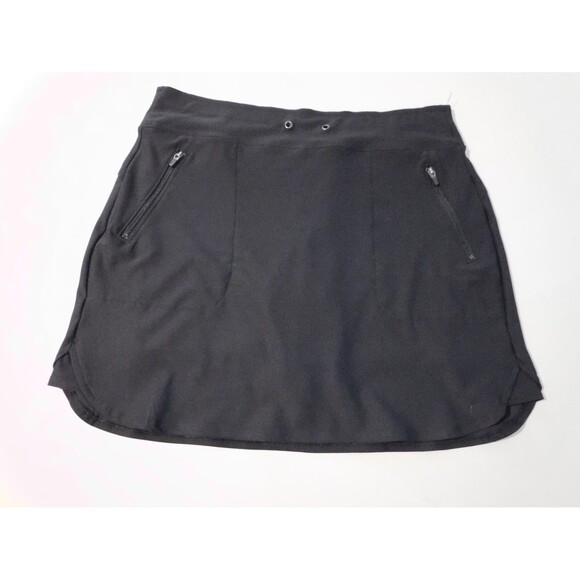 TEK Gear Skort Women's Size Small Black DryTEK Zip Pockets Skirt Stretch - Picture 1 of 7
